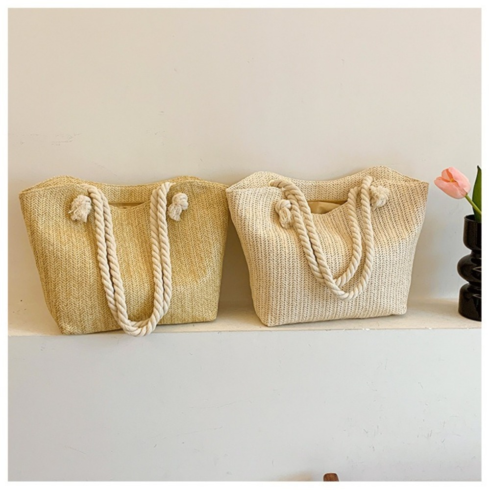 Nowa Letnia Torba Plażowa Duża – Women'S Raffia Bags recenzja i cena