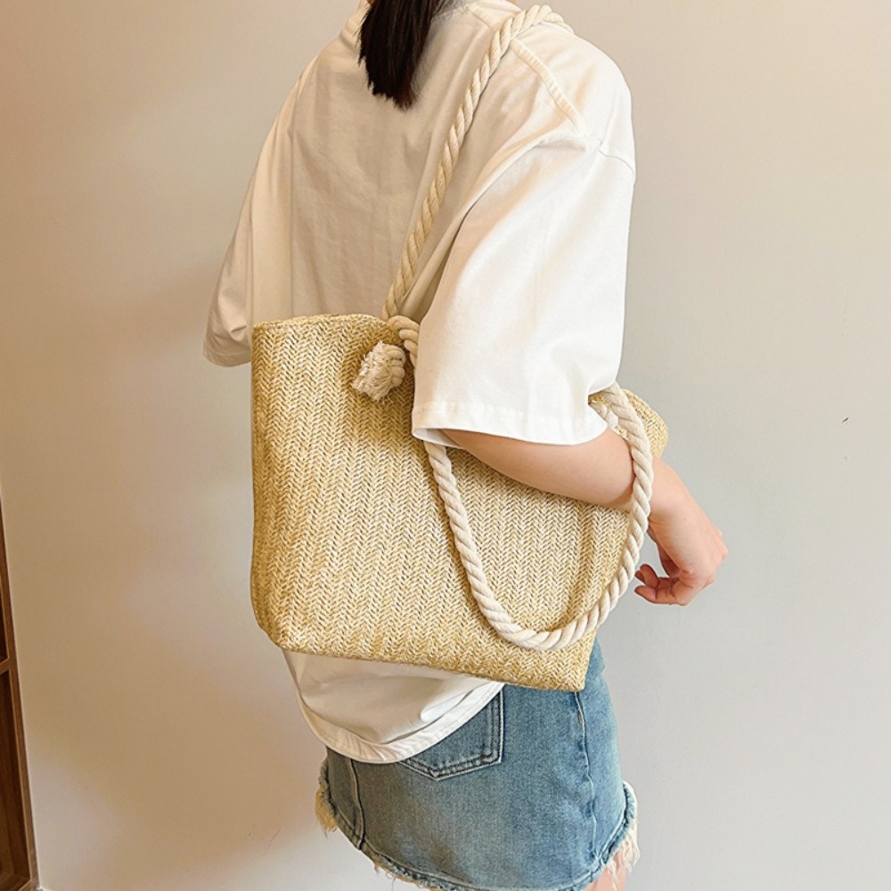 Nowa Letnia Torba Plażowa Duża – Women'S Raffia Bags recenzja i cena