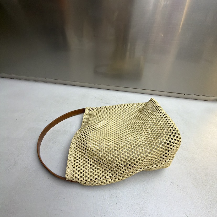 Torba z rafii w kontrastowych  – Women'S Raffia Bags recenzja i cena